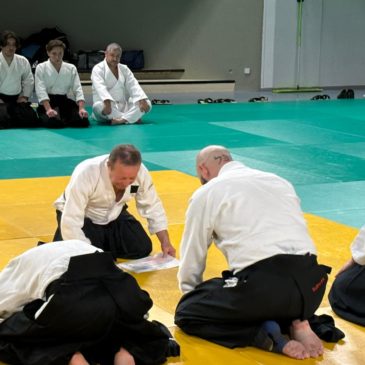 REMISE DE TROIS 1ER DAN, D&rsquo;UN 1ER ET  3EME DAN AIKIKAI.
